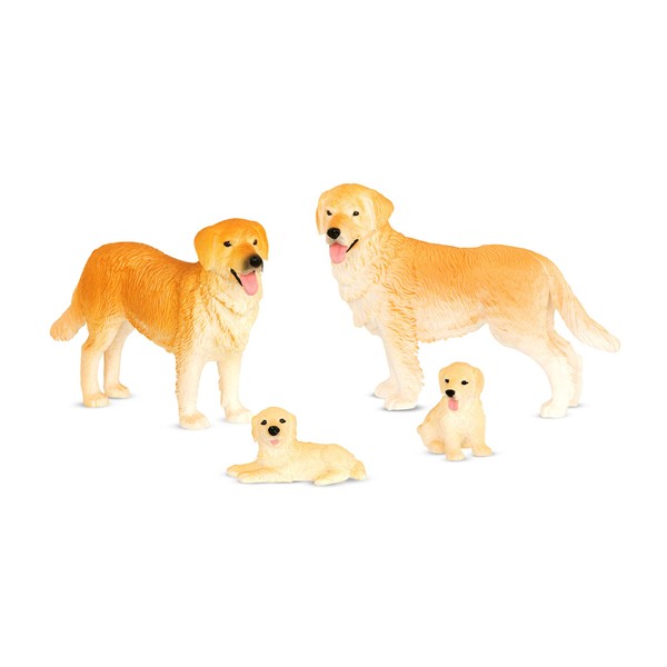 TERRA BY BATTAT – Toy Dog – Toy Golden Retriever – Dog Family – Golden Retriever Figurine – Small Toy Dog – Dog Family