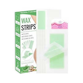 Wax Strips Body Hair Removal 120 Strips 2 Sizes Bikini Waxing Brazilian Wax Strip for Women Men Face Arms Legs