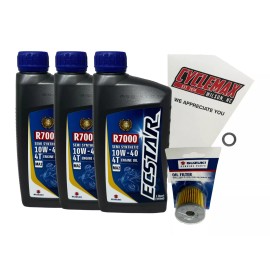 CyclemaxSemi Synthetic Oil Change Kit fits 2003-2018 Suzuki LTZ 400 QuadSport