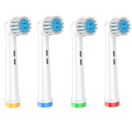 Toothbrush Heads for Oral B Braun Replacement Heads, Professional Electric Toothbrush Heads, Precision Clean Brush Heads Refill Compatible with Oral-B 8000/Pro 9600/1000/ 3000/5000/7000 (EB17XSA)