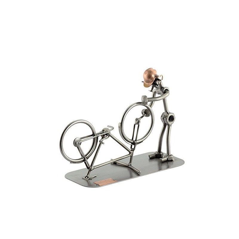 Steelman24 I Nuts and bolts sculpture Bicycle Mechanic I Handmade