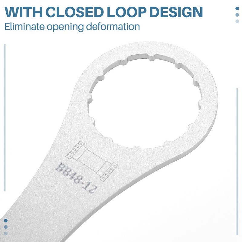 Borimend Bicycle Bottom Bracket Wrench Spanner Repair Tool BB48-12 12Teeth