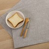 Kevin Textile 13"x19" Faux Linen Heat Resistant Placemats for Dining