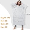 Catalonia Classy Oversized Fleece Hooded Blanket for Women Adults Girls