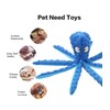 Dog Squeaky Toys Octopus - No Stuffing Crinkle Plush Dog