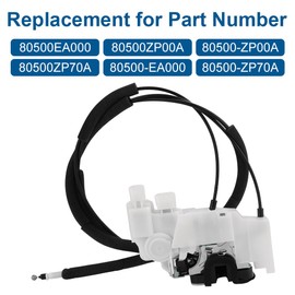 WMPHE Front Right Passenger Side Door Lock Latch Actuator Compatible with Nissan Frontier 2005-2021 Pathfinder 2005-2012 Xterra 2005-2015 Replace 80500ZP00A 80500ZP70A 80500-ZP00A 80500-ZP70A
