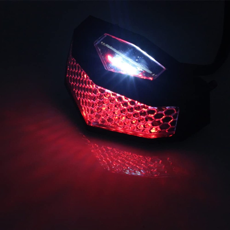 MACHSWON 12V Motorcycle LED Turn Signals Brake Stop Light Waterproof