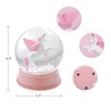 Unicorn Snow Globes for Girls, 100MM Pink Glitter Glass Snowglobe