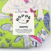 Shoe Bag, Small, Forest Treats Lime, Shoe Case, Gusset, Quilted,