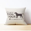 JIMOWANG Labrador Dog Pillow Covers 18 x 18 Inch Decorative