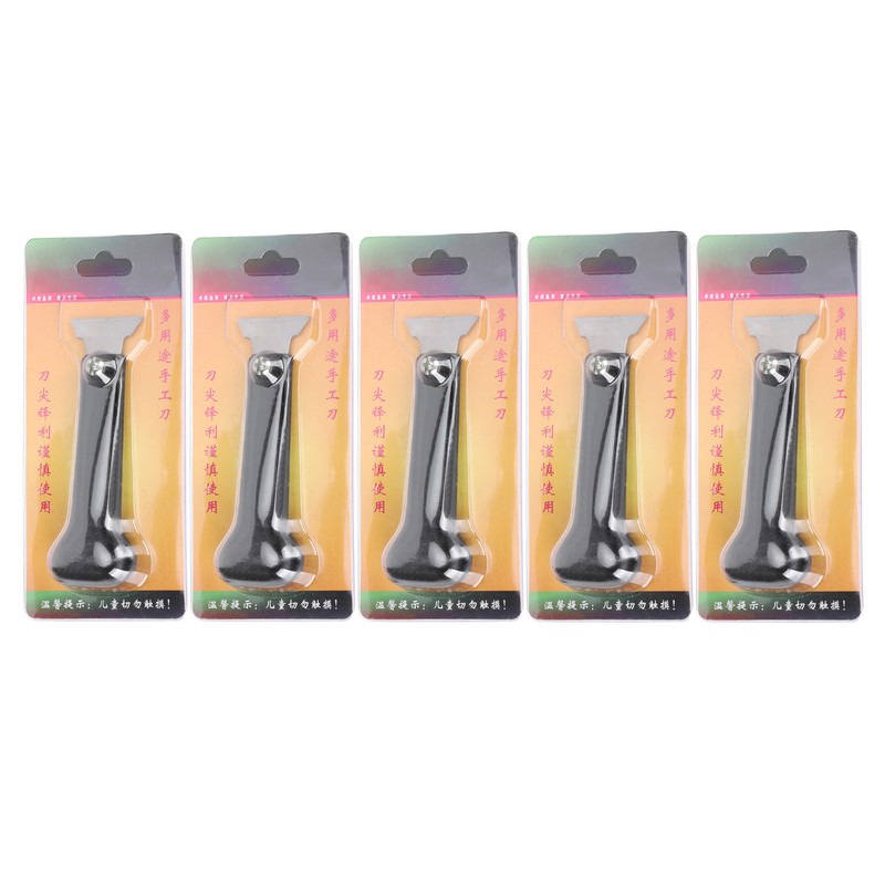 5Pcs Leather Craft Skiving Handle Knife Carving Cutter DIY Handwork