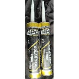 NPC Solar Seal #900 Sealant, Window Brown, set of 2 tubes, 10.3 fl oz per tube