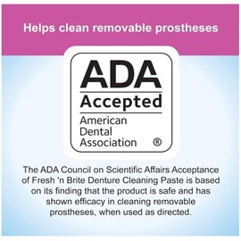 Fresh 'n Brite Denture Cleaning Paste, 3.8 Ounce (Pack of 3)