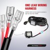 Nilight Remote Wiring Harness for LED Light Bar Wireless Strobe