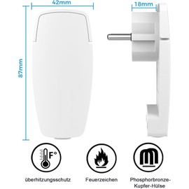 Flat plug 4 pieces, angled plug 250 V flat Schuko plug flat plug socket flat plug 250 V plug flat Schuko angled plug with folding handle cable kink protection