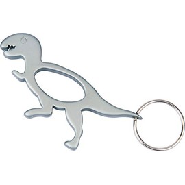 Munkees Dinosaur Bottle Opener Keychains, Small Pocket-Sized Bottlecap & Wine Openers, Mini Paleontology Keyrings, Key Chain Triceratops, T-Rex & Stegosaurus