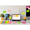 12 pads of sticky notes (76 x 127 mm), 6