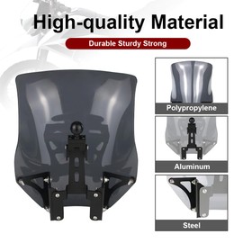 xitomer Compatible with XR150L/125L Adjustable GPS Windshield Bracket Compatible with XR150L 2014-2025 & XR125L 2014-2017 Windshield GPS Mount with GPS 1inch Ball (Grey)