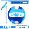 Leitee 3 Pcs 8.5 Inch Waterproof Soft Beach Volleyball Swimming