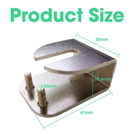 CLKE 2Pcs Metel Gear Linkage Repair Kit, Gear Cable Repair System Clip for Vauxhall Vivaro/Renault Trafic/Nissan 2001-2015