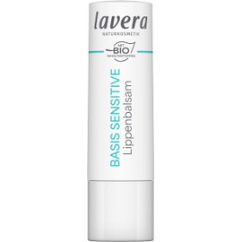 lavera basis sensitive Lip Balm - for sensitive lips – moisturises & soothes – nourishes and softens – natural cosmetics – 1 piece