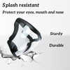 Bojueshaw Anti-Fog Full Face Shield with Adjustable Strap,Reusable HD Clear