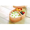 J-kitchens Lunch Box with Anti-Stiffening Function, 6.9 x 5.1 x