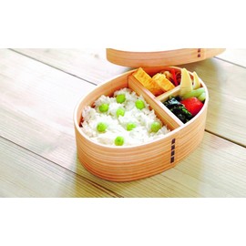 J-kitchens Lunch Box with Anti-Stiffening Function, 6.9 x 5.1 x 2.4 inches (17.5 x 13 x 6 cm), 23.7 fl oz (700 ml), Urethane Coating/Natural
