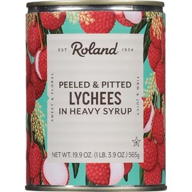 Roland Whole Lychees in Heavy Syrup (19.9 oz Cans) 2 Pack