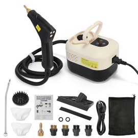 Dyna-Living Steam Cleaner 1500W Handheld Steamer for Cleaning Portable Car Steamer Cleaner, 221℉ High-Temp Steamer Cleaner for Home, Intelligent Touch Panel & Spray Gun Control