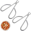 SquEqu 2 Pack Pistachio Nut Opener Pine Nut Opener Nut