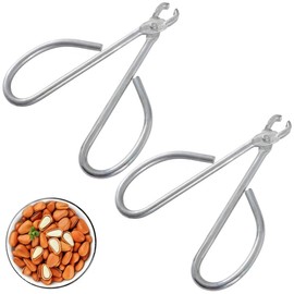 SquEqu 2 Pack Pistachio Nut Opener Pine Nut Opener Nut Cracker Pistachio Cracker Plier Melon Seed Shell Openers for Cashews Almonds Pecans Pistachios Hazelnuts Roasted Sunflower Seeds Pumpkin Seeds