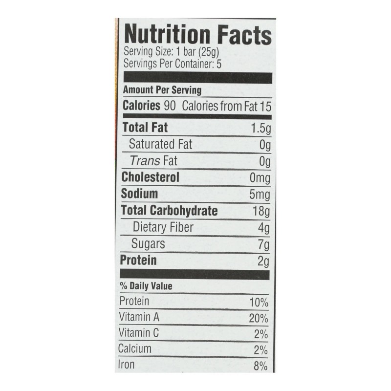 Happy Tot Organic Oat Apple Spinach Bar 4.4oz Pack of