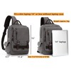 Leaper Canvas Messenger Bag Anti-Theft Crossbody Bags Sling Bag with