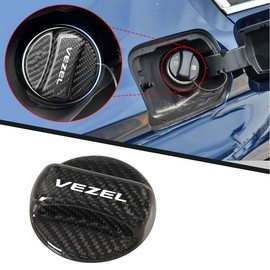 Vezel Exclusive Fuel Cap, Lightweight, Includes Exclusive Logo, Gas Outlet Cap Cover, VEZEL RU Series, RV Series, RS G e: HEV, Z X, Compatible with Carbon Fiber, Gas Tank Cap, Replacement Goods