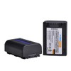 PowerTrust 2-Pack NP-FH50 Battery + USB Dual Charger for Sony