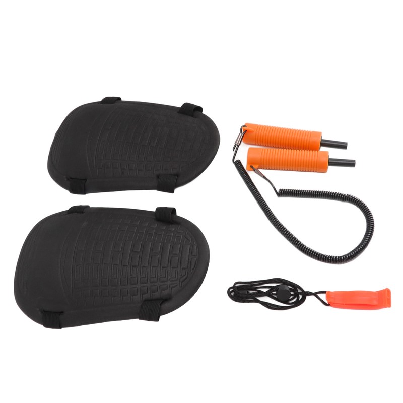 Ice Fishing Safety Tool Retractable Ice Picks Hard EVA Knee