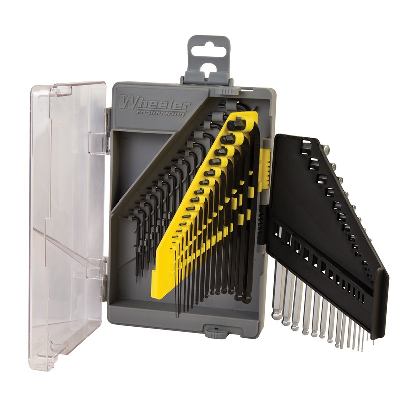 Wheeler Engineering 45-Piece SAE/Metric Hex and Torx Key Set with