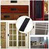 MOROBOR Cabinet Pull, 2Pcs Black Stainless Steel Rectangular Side Hole