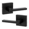 Kwikset Halifax Entry Door Handle with Lock and Key, Secure