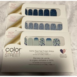 COLOR STREET - BLUE - BERRY SWEET - ICE CASTLE - DALLAS DARLING - NEW