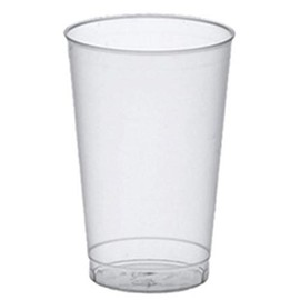 Papstar 40 Trinkbecher PP 0,1 l Ø 5,2 cm 7,4 cm transluzent unzerbrechlich wiederverwendbar