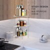 Bakzon Corner Shower Caddy, 3 Tier Acrylic Shower Organizer Corner