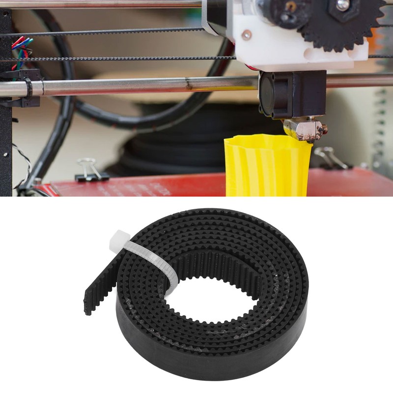 3D Print Open Timing Belt Flexible Stable Low Noise Wear