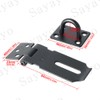 Sayayo Door Hasp Latch Lock 3 Inch Padlock Hasp Clasp