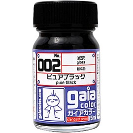 ガイアノーツ ガイアカラ- 15ml 002 ピュアブラック