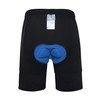 EZRUN Pantalones cortos de ciclismo de montaña acolchados 3D para