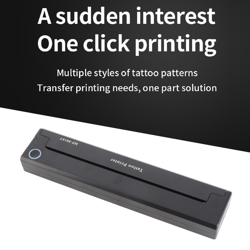 Tattoo Printer Machine Mini 2000mAh Wireless Thermal Tattoo Stencil Printer