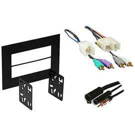 Harmony Audio Compatible with Infiniti Q45 1990 1991 1992 1993 1994 1995 1996 1997 1998 1999 2000 2001 Double DIN Stereo Harness Radio Install Dash Kit Package