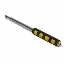AKORD 2m Multisection Telescopic Stainless Steel Pole, Yellow